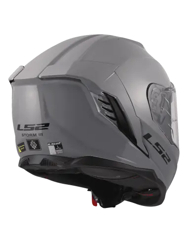 Casque LS2 Storm III Nardo Grey ECE 22.06 | Iguana Custom