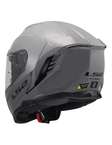 Capacete LS2 Storm III Nardo Grey ECE 22.06 | Iguana Custom