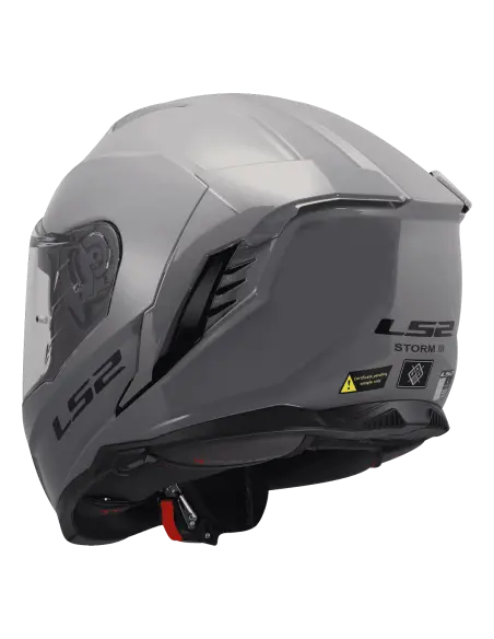 Casco LS2 Storm III Nardo Grey ECE 22.06 | Iguana Custom