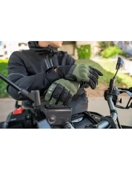 Gloves LS2 Flow Man Black Summer | Iguana Custom