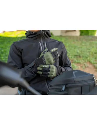 Gants LS2 Flow Man Noirs Été | Iguana Custom
