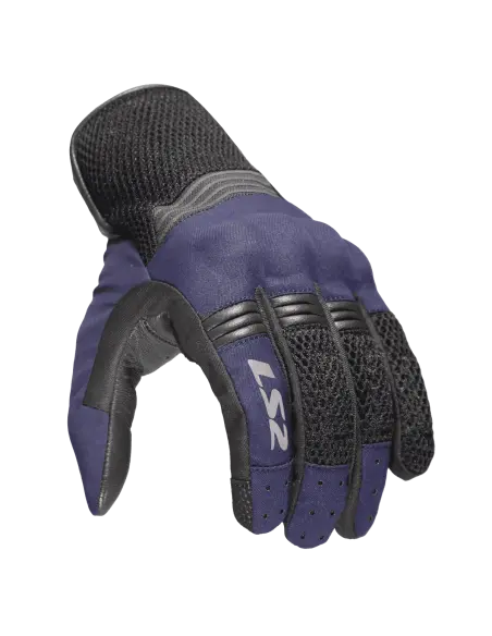 Gloves LS2 Flow Man Black Summer | Iguana Custom