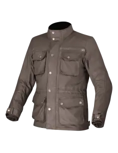 Comprar Chaqueta Moto LS2 Liberty Marrón Impermeable | Iguana Custom a precio de oferta