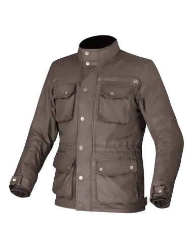 Buy Motorcycle Jacket LS2 Liberty Brown Waterproof | Iguana Custom at sale price