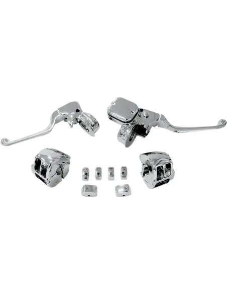 Kit Commandes Chromées Harley Dyna et Softail 2011-2017