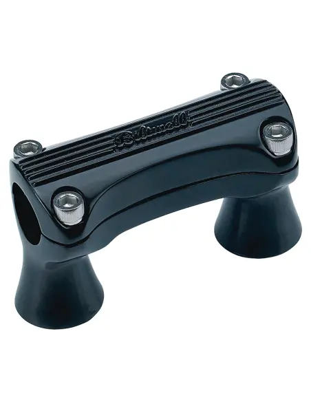 Pontets Biltwell Thunder Noirs pour Guidon de 1 Pouce