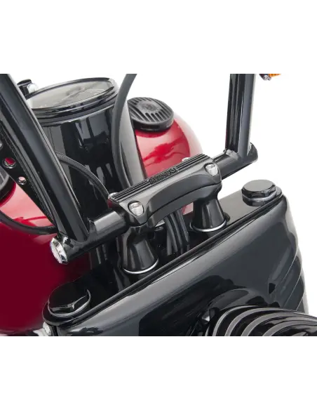 Black Biltwell Thunder Risers for 1-Inch Handlebars