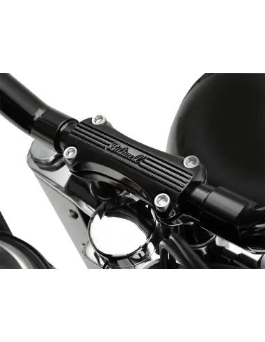 Elevadores Biltwell Thunder Pretos para Guidão de 1”