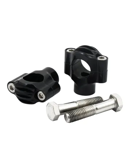 Torretas Rough Crafts Aletadas Negras 1 Pulgada