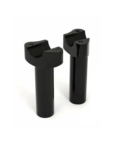 Black Straight 4-1/2-Inch Risers for 1-Inch Handlebar