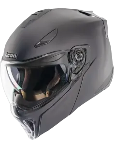 Casco Modular ICON Threshold Solid Negro Mate