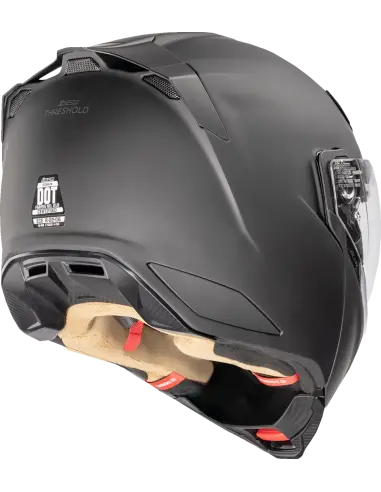 Casque Modulaire ICON Threshold Solid Noir Mat