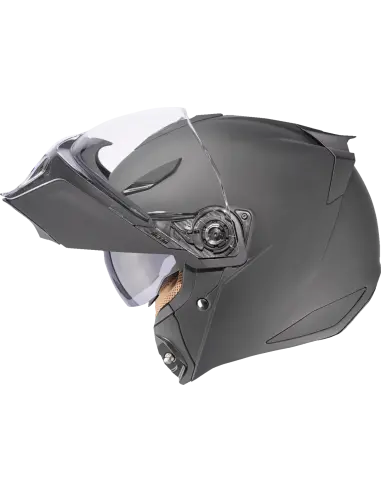 Casco Modular ICON Threshold Solid Negro Mate