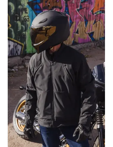 ICON Threshold Solid Matte Black Modular Helmet