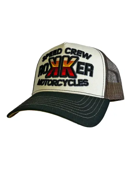 Boné Rokker Speed Crew II Castanho e Preto