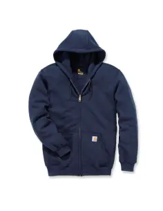 Sweatshirt Carhartt Zip New Navy com Capuz