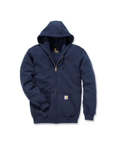 Sweat Carhartt New Navy Zippé à Capuche