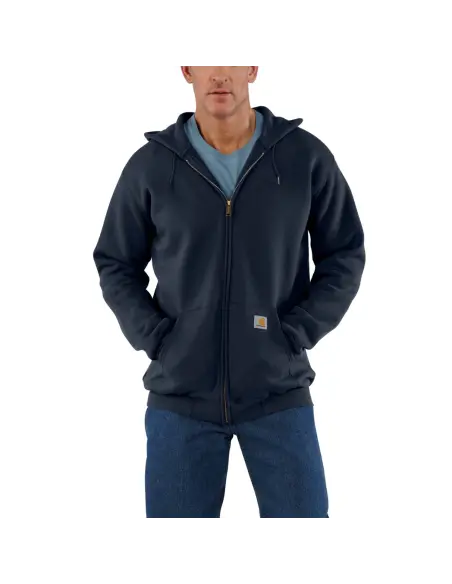 Sudadera Carhartt Zip New Navy con Capucha