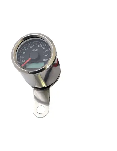 48 mm Black 240 km/h Stoker Electronic Speedometer
