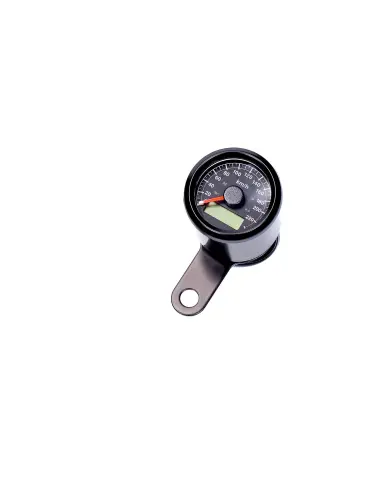 Contachilometri elettronico Stoker nero da 48 mm