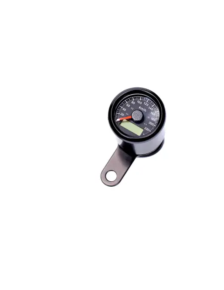 Contachilometri elettronico Stoker nero da 48 mm
