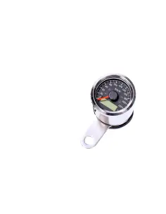 Chrome 48 mm Stoker Speedometer with LED