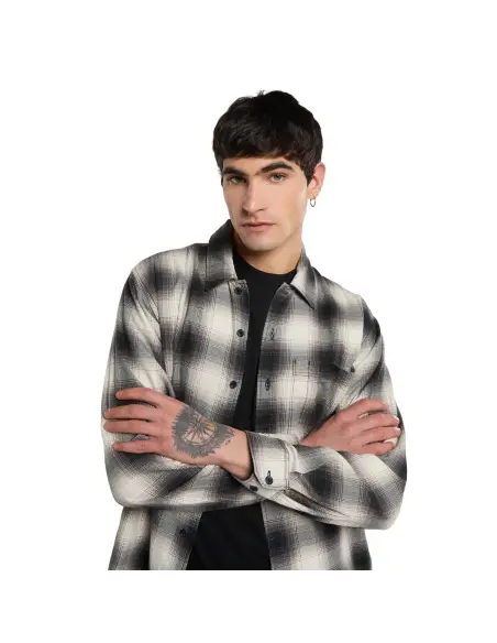 Camisa de Flanela Dickies Gulfport Preta