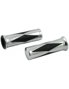 Chrome Diamond Grips Harley 1974-2026 1 Inch