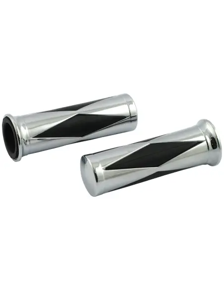 Manopole Diamond Cromate Harley 1974-2026 1 Pollice