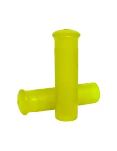 Poignées Anderson 7/8 Jaune Pailleté pour Moto