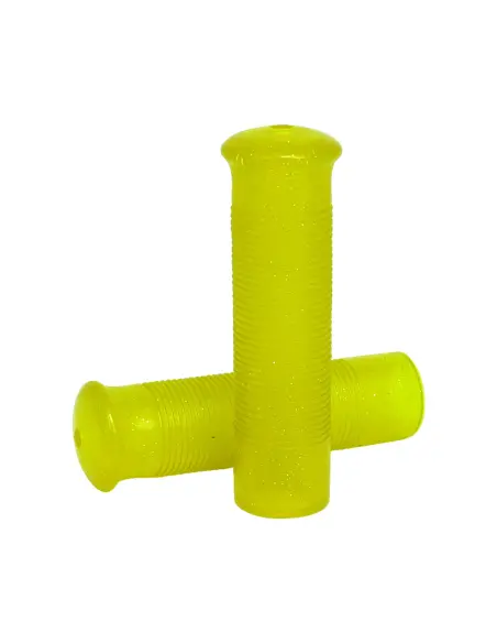 Puños Anderson 7/8 Amarillo Glitter para Moto