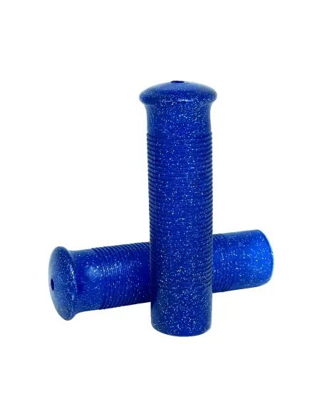 Poignées Anderson 7/8 Bleu Glitter pour Guidons de 22 mm