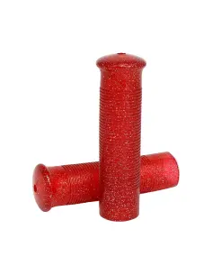 Puños Anderson Rojo Glitter para Manillar 7/8"
