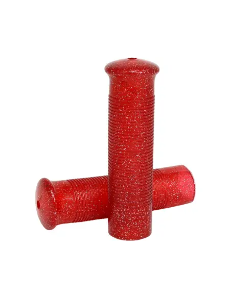 Punhos Anderson Vermelho Glitter para Guiador 7/8"