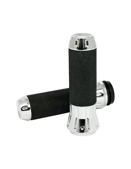Puños Cobra cromados Harley E-Throttle 2008-2025