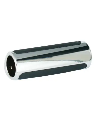 Manopole Slim Jim Cromate con Gomma per H-D