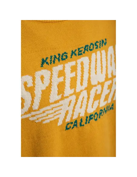 Sudadera King Kerosin Speedway Racers Dark Senf