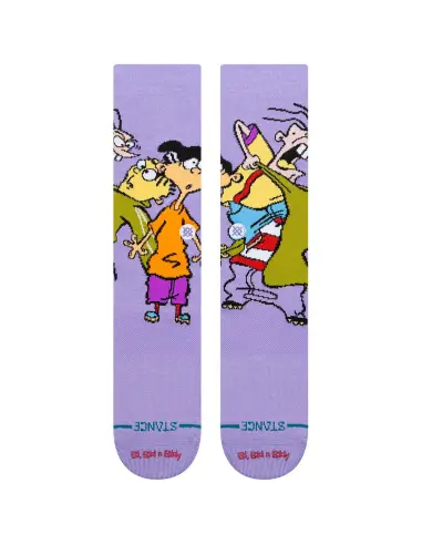 Purple Stance Ed Edd Eddy Crew Socks