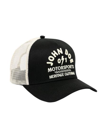 Gorra John Doe Black White Trucker | Iguana Custom