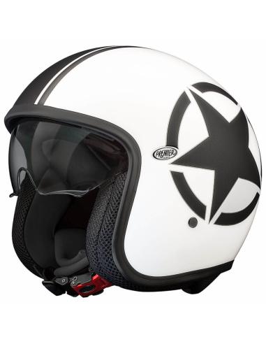 PREMIER CASQUE VINTAGE MILITARY WHITE STAR