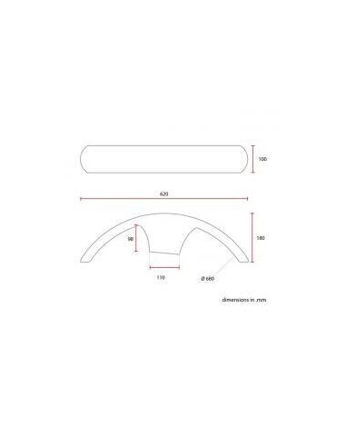Comprar Guardabarros C-Racer Delantero 17/18" Universal Largo a precio de oferta