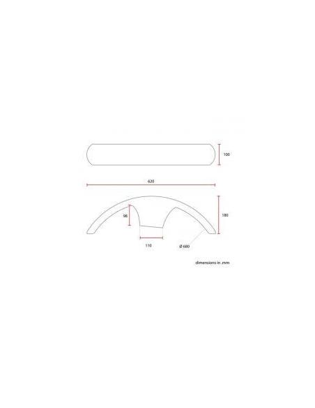 C-RA POUR GARDE AVANT AVANT 17/18" UNIVERSEL LONG