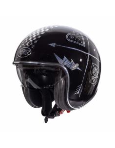 Comprar Casco Premier Vintage Nx Plata Cromado a precio de oferta