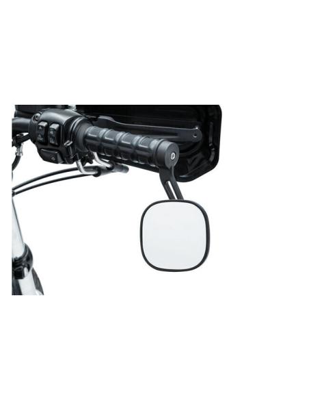 BLACK DILLINGER HANDLEBAR END MIRROR