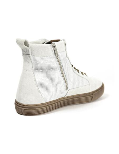 CHAUSSURES JOHN DOE NEO BLANC SEMELLES MARRON - HOMOLOGUÉ