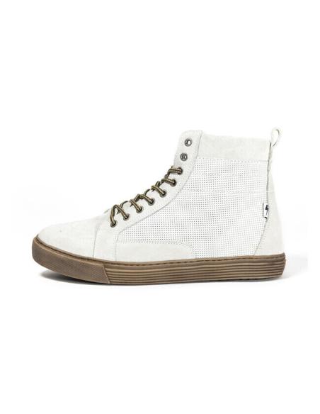 CHAUSSURES JOHN DOE NEO BLANC SEMELLES MARRON - HOMOLOGUÉ
