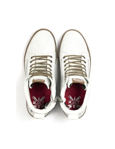 CHAUSSURES JOHN DOE NEO BLANC SEMELLES MARRON - HOMOLOGUÉ