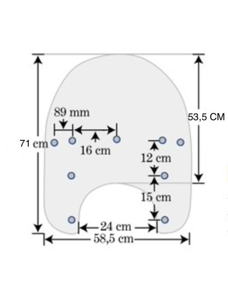 WINDSCREEN ROAD KING 21 " (53.5CM) TRANSPARENT