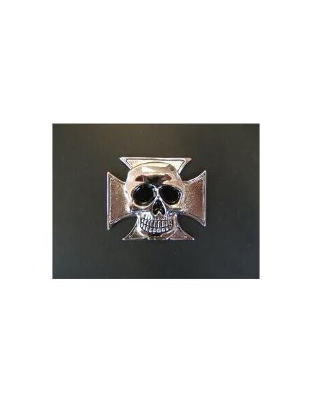 Emblème De La Croix Crânienne 7,5 X 6,5 Cm | Prix Promo