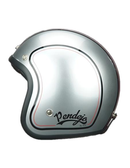 Acquista Casco Jet Pendejo By Iguana Custom - Argento Classic a prezzo scontato